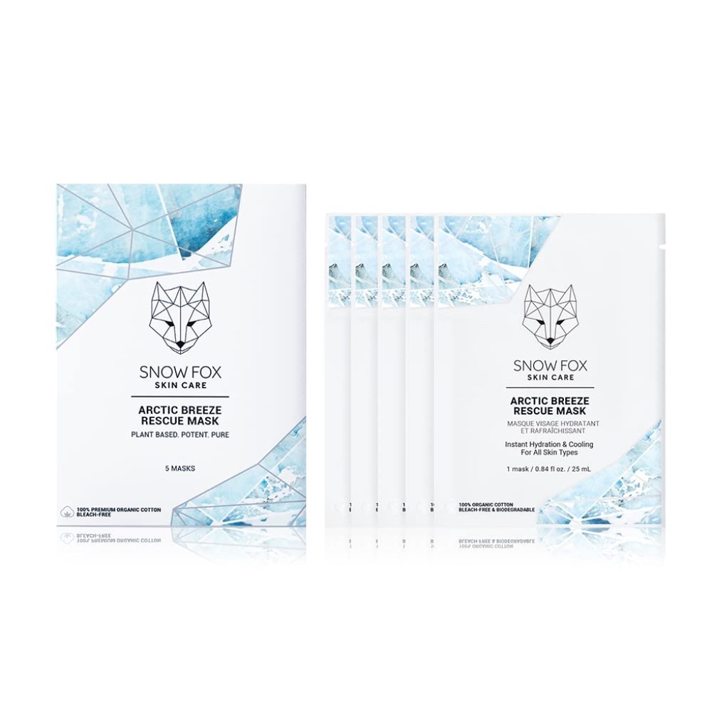 SNOW FOX Arctic Breeze Rescue Mask - Includes 5 Masks